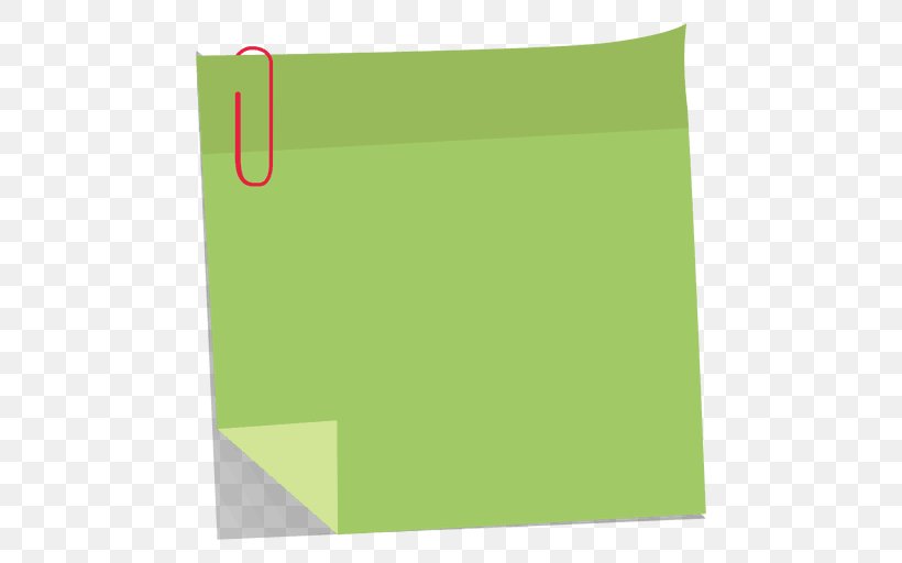 Paper Clip Post-it Note Clip Art, PNG, 512x512px, Paper, Adhesive, Brand, Grass, Green Download Free