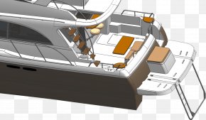 Cut Into Two Parts - Yacht 08854 Naval Architecture PNG