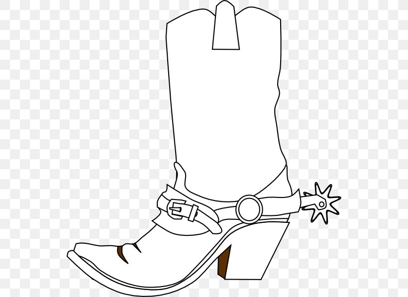 Hat N Boots Cowboy Boot Clip Art, PNG, 552x597px, Watercolor, Cartoon, Flower, Frame, Heart Download Free