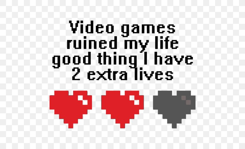 Video Games Extra Life, PNG, 500x500px, Watercolor, Cartoon, Flower, Frame, Heart Download Free