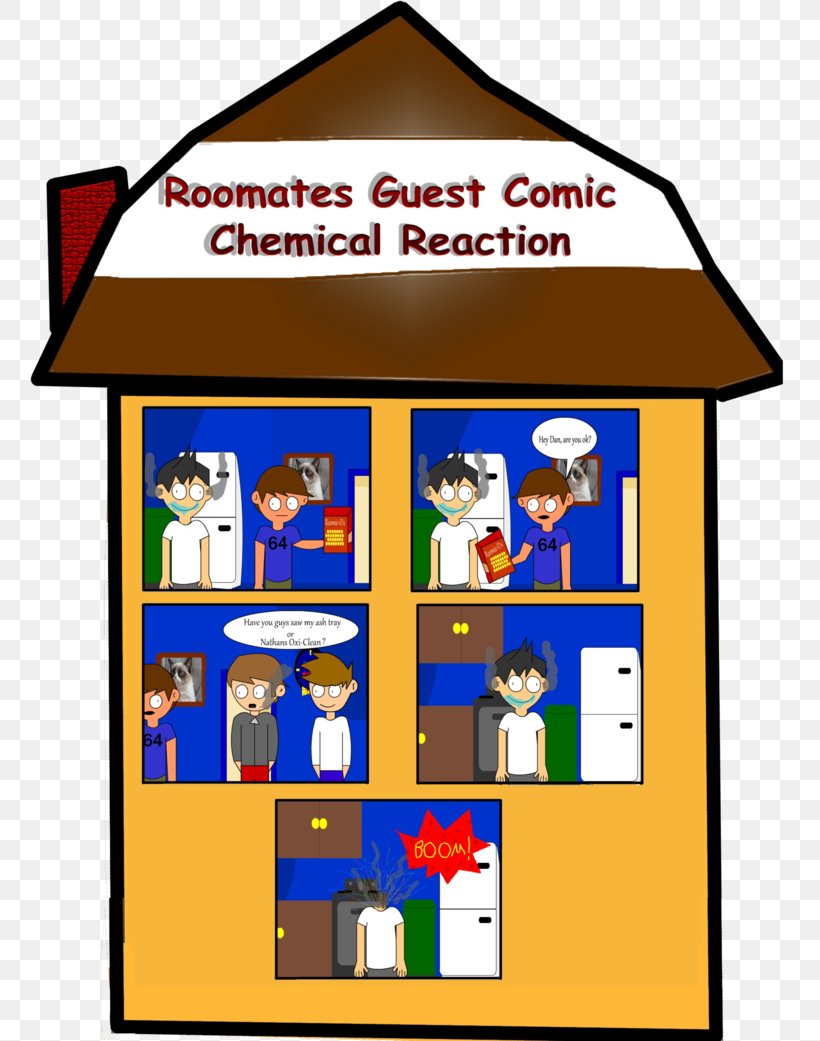 Guest Comic Comic Strip DeviantArt Roommate, PNG, 768x1041px, Guest Comic, Area, Art, Chemical Reaction, Chemical Substance Download Free
