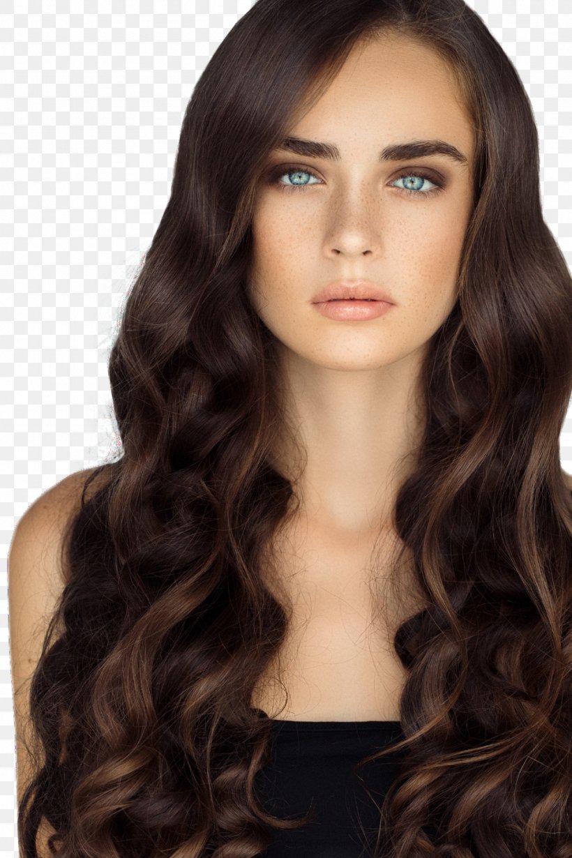 Long Hair Capelli Brown Hair Black Hair, PNG, 973x1460px, Long Hair, Bangs, Beauty, Black Hair, Blue Download Free