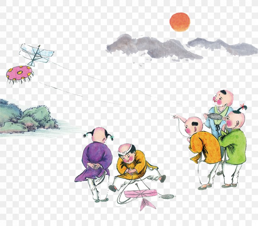 China Qingming Festival Qiufen, PNG, 964x846px, China, Art, Cartoon, Child, Child Art Download Free