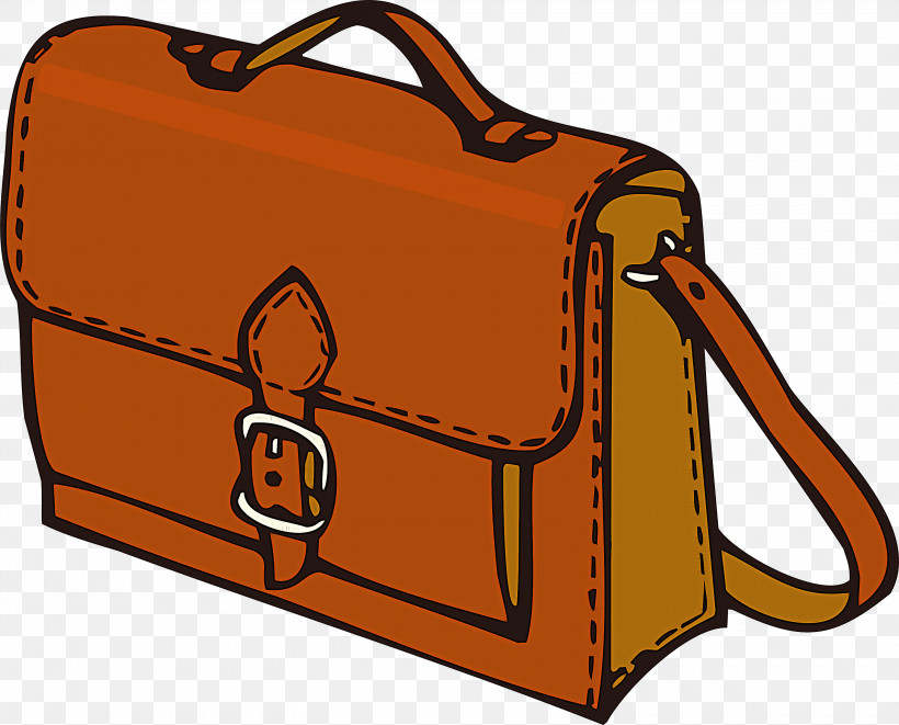 Schoolbag School Supplies, PNG, 3000x2419px, Schoolbag, Bag, Business Bag, Luggage And Bags, Orange Download Free