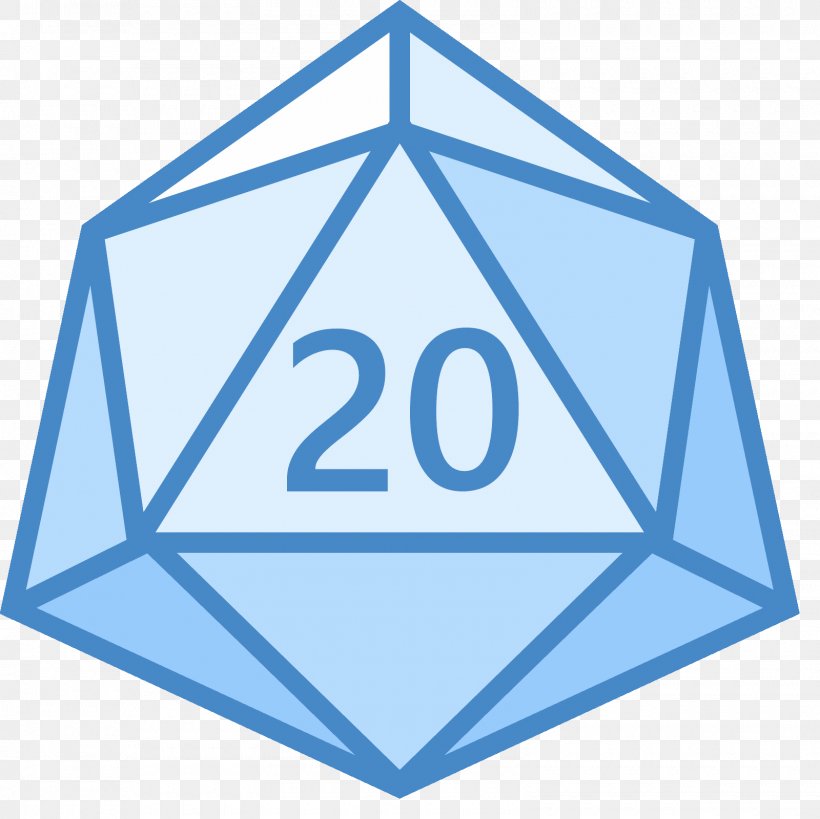 Icosahedron D20 System Clip Art, PNG, 1600x1600px, Icosahedron, Area, Blue, Brand, D20 System Download Free