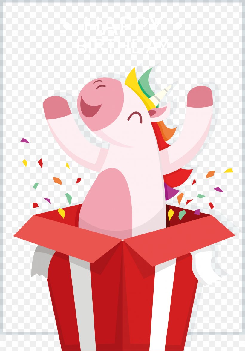 T-shirt Gift Birthday Unicorn Greeting Card, PNG, 2192x3141px, Watercolor, Cartoon, Flower, Frame, Heart Download Free