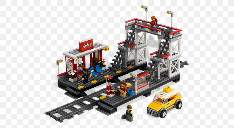 LEGO 7937 City Train Station LEGO 60050 City Train Station Lego Trains LEGO 60051 City High-Speed Passenger Train, PNG, 600x450px, Lego 7937 City Train Station, Lego, Lego 60050 City Train Station, Lego City, Lego Minifigure Download Free