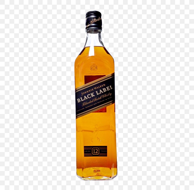 Scotch Whisky Blended Whiskey Johnnie Walker Black Label, PNG, 450x800px, Scotch Whisky, Alcohol, Alcoholic Beverage, Blended Whiskey, Carbonated Water Download Free