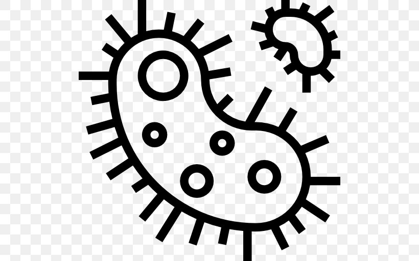 Bacteria Microorganism Biology Clip Art, PNG, 512x512px, Bacteria, Bacillus, Biology, Black And White, Line Art Download Free