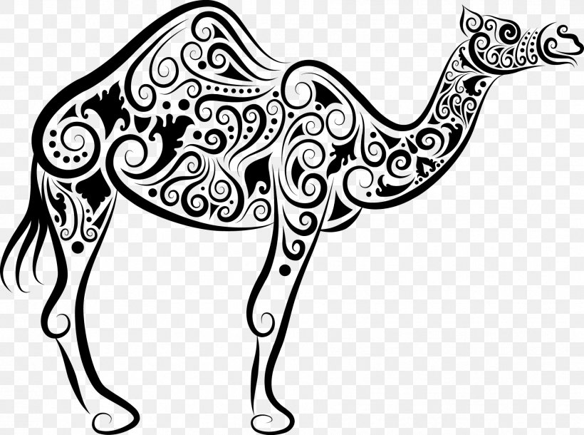 Camel Sleeve Tattoo Flash, PNG, 1813x1349px, Camel, Art, Black And White, Blackandgray, Camel Like Mammal Download Free