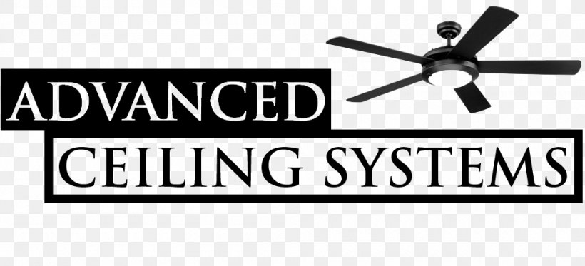 Ceiling Fans Logo Brand, PNG, 1000x456px, Ceiling Fans, Black, Black And White, Blade, Brand Download Free