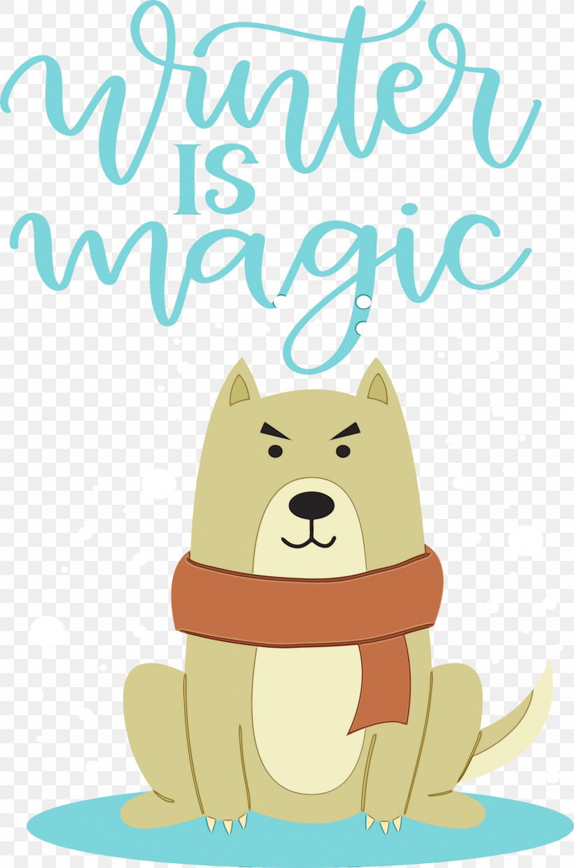 Dog Text Line Pet M Geometry, PNG, 1986x3000px, Winter Is Magic, Biology, Dog, Geometry, Hello Winter Download Free