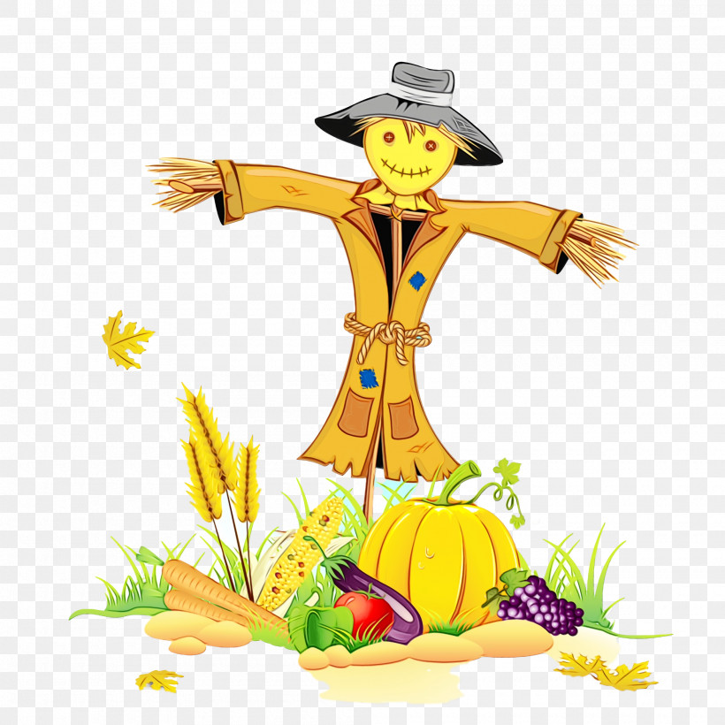 Flower Yellow Tree Cartoon, PNG, 2000x2000px, Thanksgiving, Autumn, Cartoon, Flower, Harvest Download Free