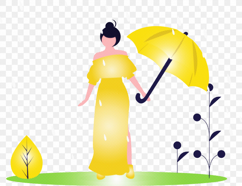 Raining Spring Woman, PNG, 2999x2309px, Raining, Animation, Cartoon, Spring, Woman Download Free