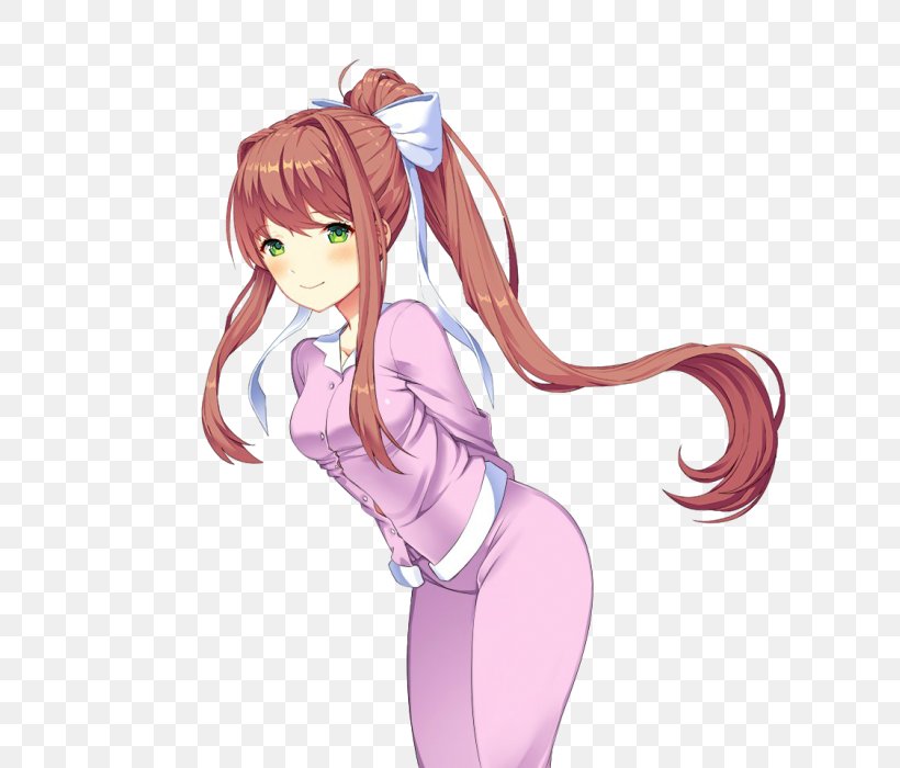 Doki Doki Literature Club! Sprite Team Salvato Image, PNG, 700x700px, Watercolor, Cartoon, Flower, Frame, Heart Download Free