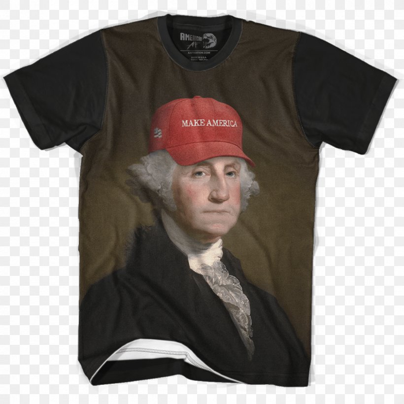 George Washington President Of The United States T-shirt Lansdowne Portrait, PNG, 1200x1200px, George Washington, Brand, Cap, Clothing, Headgear Download Free