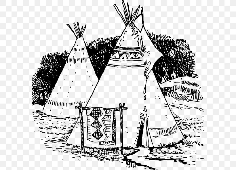 Tipi Native Americans In The United States Indigenous Peoples Of The Americas Drawing, PNG, 600x591px, Tipi, Americans, Area, Art, Artwork Download Free