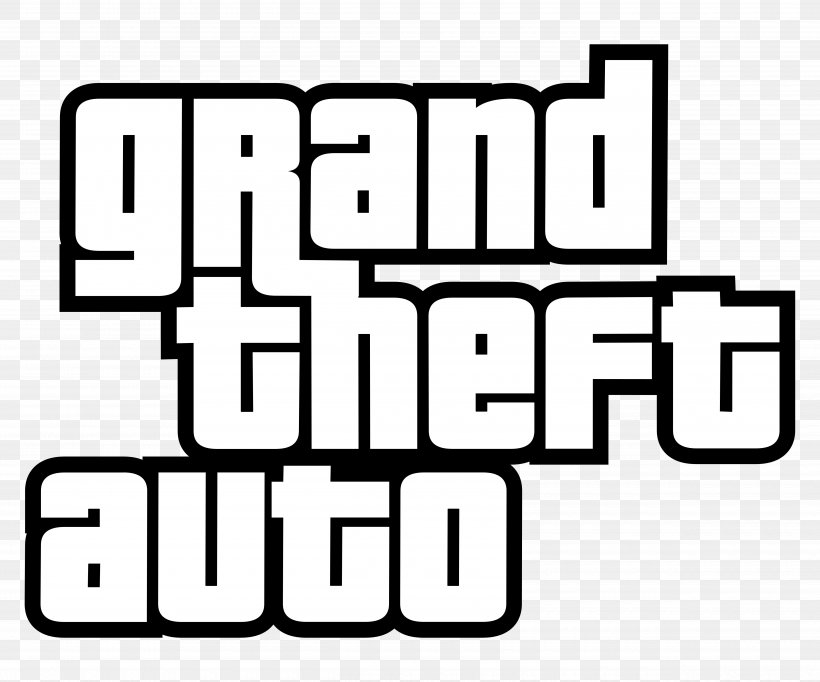 Grand Theft Auto V Grand Theft Auto: Vice City Grand Theft Auto: San Andreas Grand Theft Auto III Grand Theft Auto: London, 1961, PNG, 5000x4162px, Grand Theft Auto V, Area, Black, Black And White, Brand Download Free