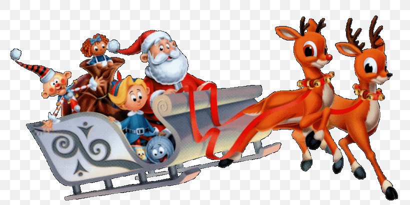 Santa Claus Rudolph Reindeer Christmas Yukon Cornelius, PNG, 800x410px, Santa Claus, Chariot, Christmas, Christmas Decoration, Christmas Ornament Download Free