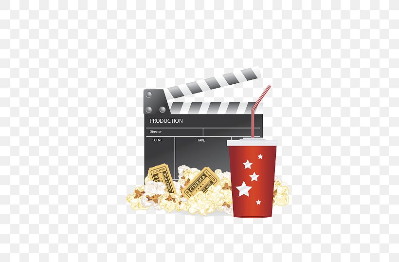 Hollywood Popcorn Film Drawing Illustration, PNG, 538x538px, Hollywood, Cartoon, Cinema, Cinematography, Clapperboard Download Free