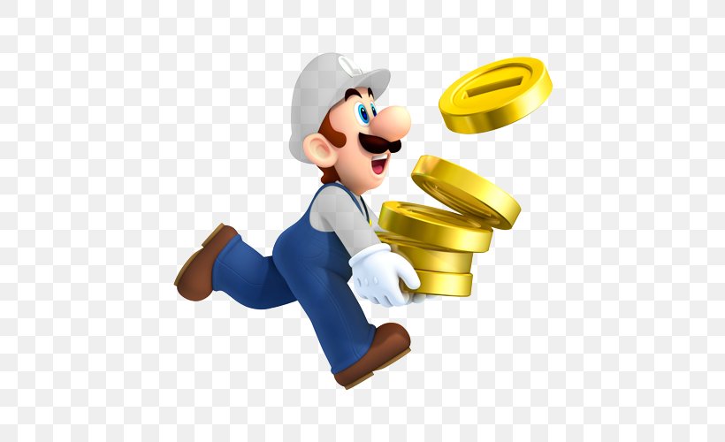 New Super Mario Bros. 2 Luigi, PNG, 500x500px, New Super Mario Bros 2, Figurine, Finger, Game, Hand Download Free
