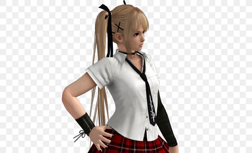 Rose Marie Dead Or Alive Xtreme 3 School Uniform Koei Tecmo, PNG, 500x500px, Watercolor, Cartoon, Flower, Frame, Heart Download Free