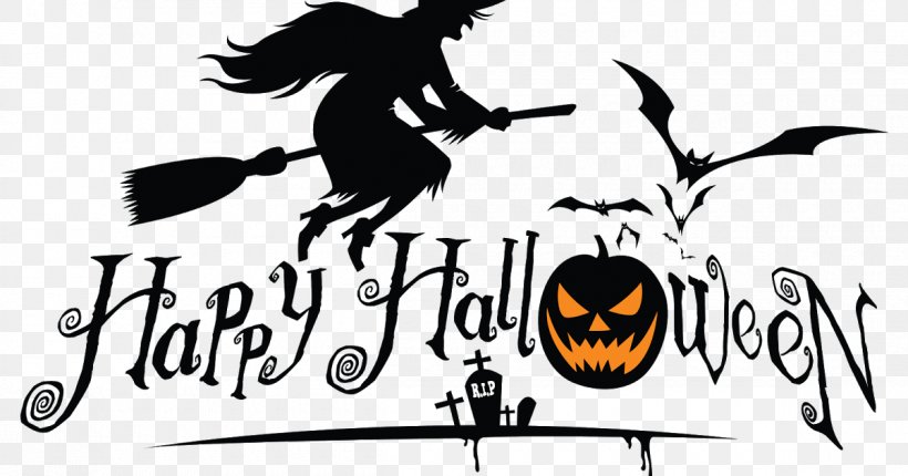 Halloween Witch Witchcraft Clip Art, PNG, 1200x630px, Halloween, Art, Bird, Black And White, Brand Download Free