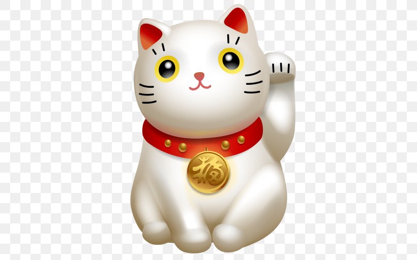Cat Maneki-neko Good Luck Charm Neko Atsume, PNG, 512x512px, Cat, Carnivoran, Cat Like Mammal, Ceramic, Daruma Doll Download Free
