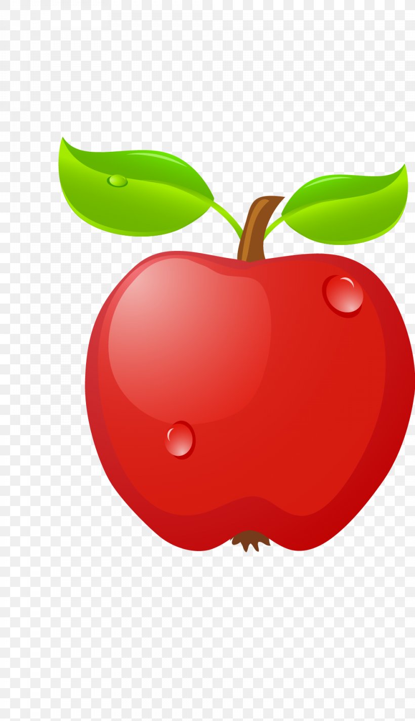 large cartoon apple