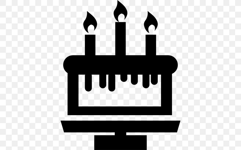 Birthday Cake Wedding Cake Bakery Cupcake Cream, PNG, 512x512px, Birthday Cake, Bakery, Birthday, Black And White, Brand Download Free