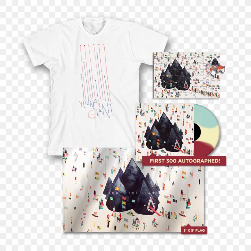 Home Of The Strange Young The Giant T-shirt Phonograph Record Album, PNG, 1000x1000px, Tshirt, Album, Brand, Clothing, Compact Disc Download Free