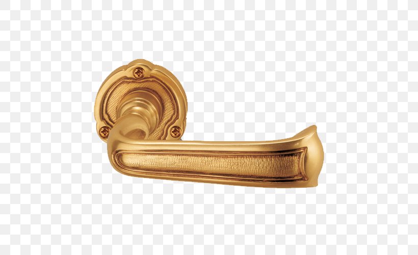 Brass Door Handle Bruges 01504, PNG, 500x500px, Brass, Bruges, Door, Door Handle, Handle Download Free