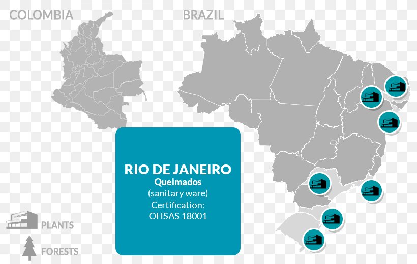 Brazil Map Royalty-free, PNG, 800x520px, Brazil, Brand, Diagram, Flag Of Brazil, Map Download Free
