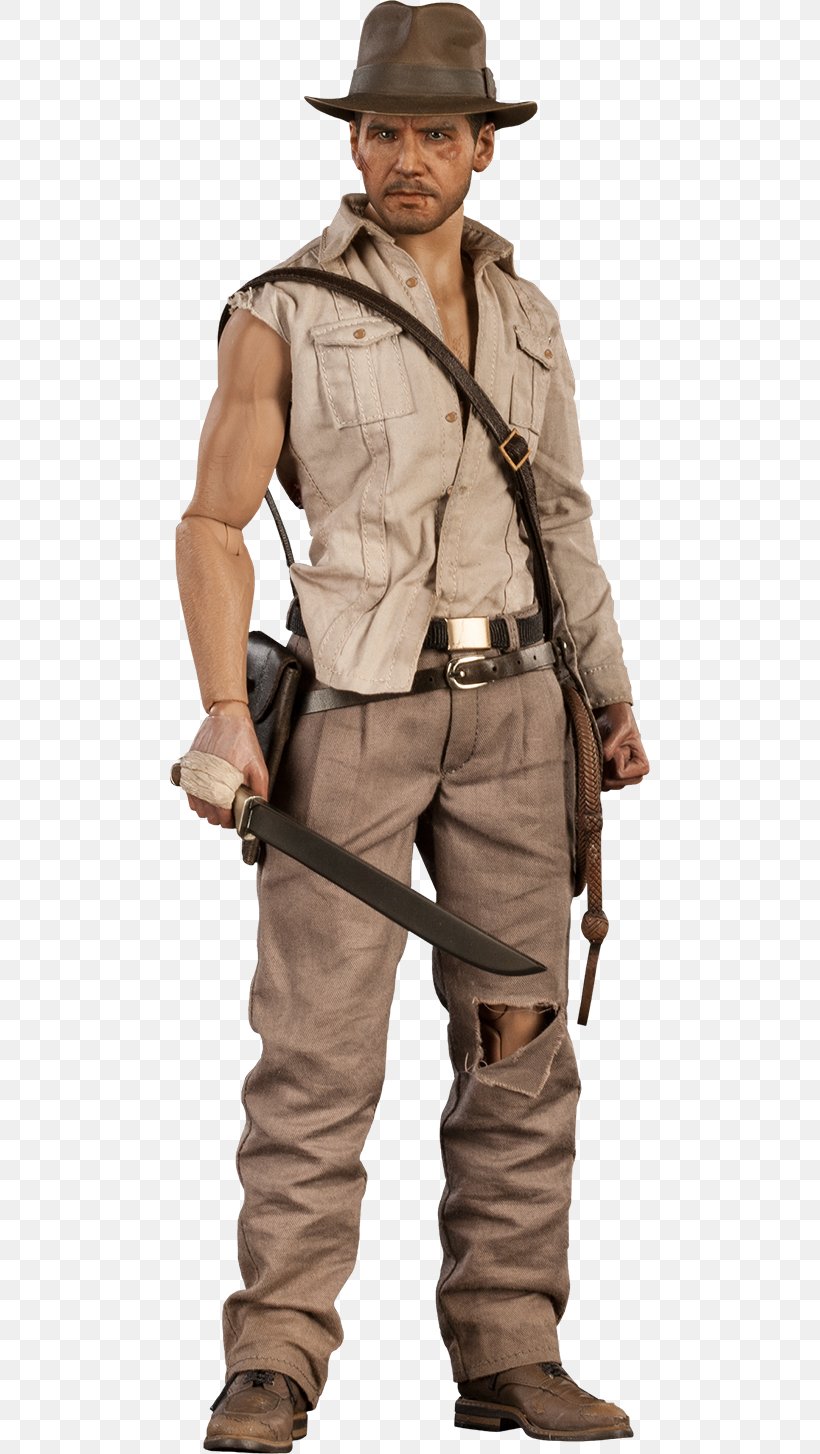 Harrison Ford Indiana Jones And The Temple Of Doom Action & Toy Figures Sideshow Collectibles, PNG, 480x1454px, 16 Scale Modeling, Harrison Ford, Action Toy Figures, Adventure Film, Army Download Free