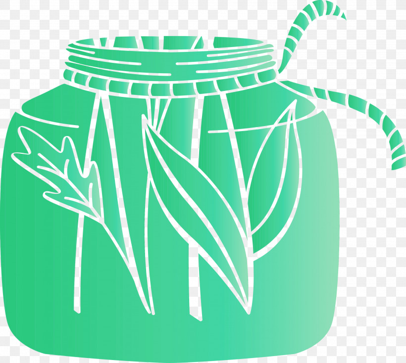 Logo Font Green Leaf Pattern, PNG, 3000x2686px, Mason Jar, Green, Leaf, Line, Logo Download Free