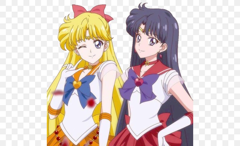 Sailor Moon Sailor Mars Sailor Venus Sailor Pluto Sailor Mercury, PNG, 500x500px, Watercolor, Cartoon, Flower, Frame, Heart Download Free