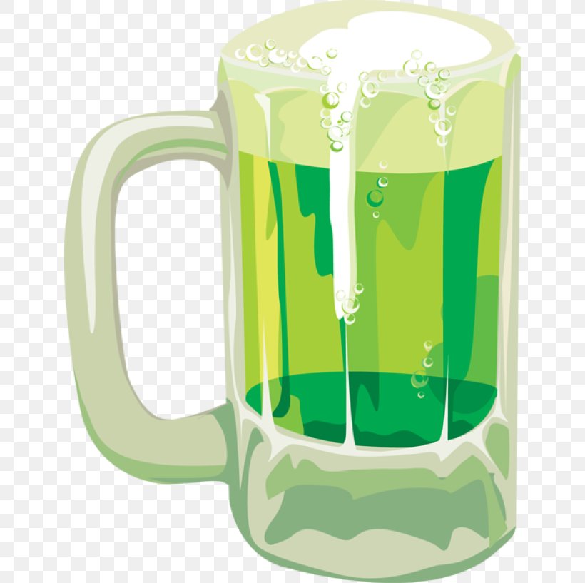 Beer Saint Patrick's Day Leprechaun Clip Art, PNG, 640x817px, Beer, Beer Bottle, Beer Glasses, Clover, Coffee Cup Download Free
