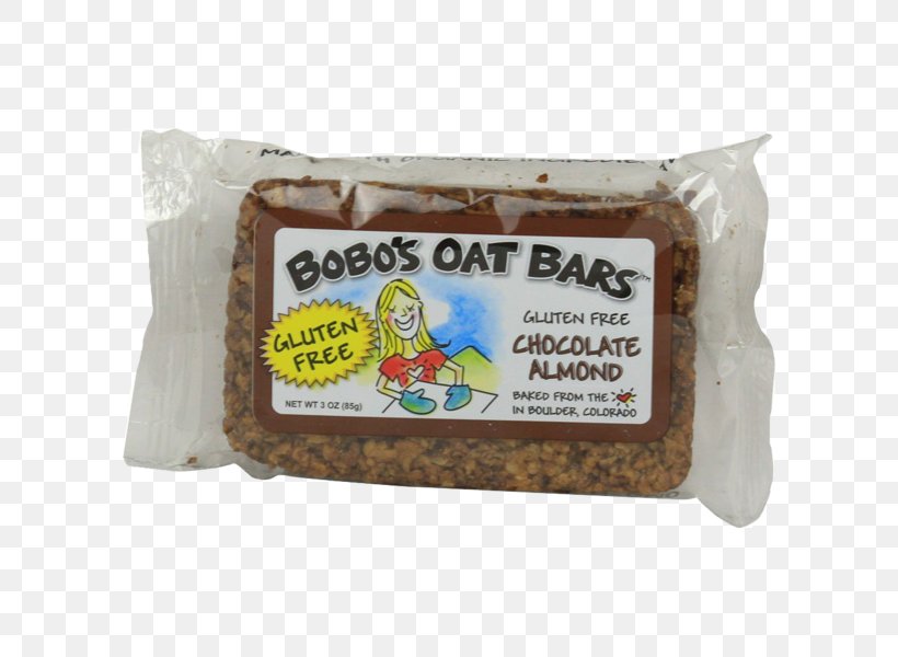 Chocolate Gluten Bobo's Oat Bars All Natural Bar Ingredient Almond, PNG, 600x600px, Chocolate, Almond, Chocolate Chip, Commodity, Flavor Download Free
