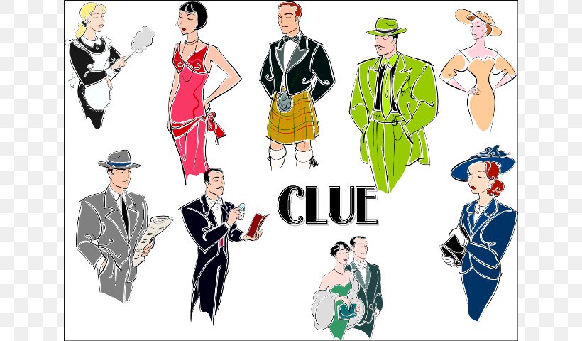 Cluedo Board Game Clip Art, PNG, 640x480px, Clue, Blog, Board Game, Clothing, Clue Dungeons Dragons Download Free