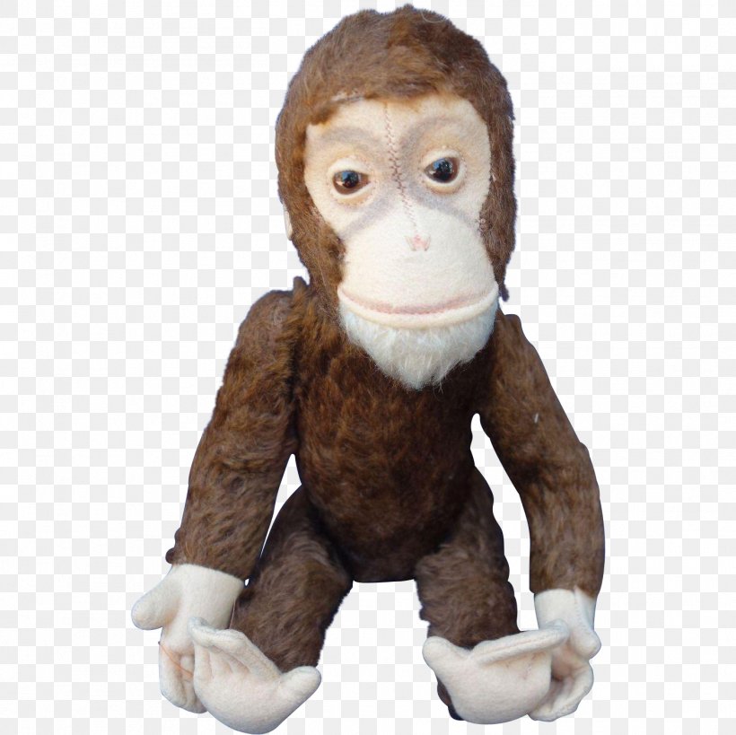 Primate Stuffed Animals & Cuddly Toys Monkey Fur, PNG, 1413x1413px, Primate, Animal, Fur, Monkey, Plush Download Free