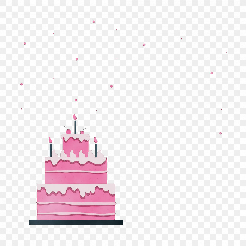 Birthday Cake, PNG, 2000x2000px, Watercolor, Abstract Art, Birthday, Birthday Cake, Cake Download Free