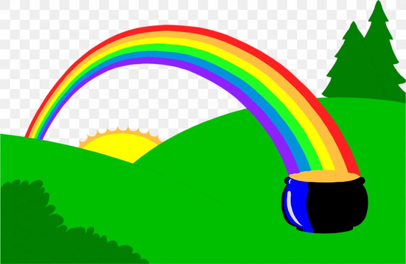 Rainbow Gold Leprechaun Clip Art, PNG, 958x625px, Rainbow, Drawing, Free Content, Gold, Green Download Free