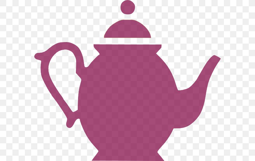 Kettle Teapot Purple Clip Art Pink, PNG, 600x517px, Kettle, Lid, Pink, Purple, Serveware Download Free