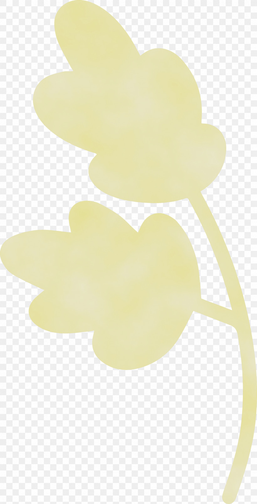 Petal Yellow, PNG, 1841x3609px, Watercolor, Paint, Petal, Wet Ink, Yellow Download Free