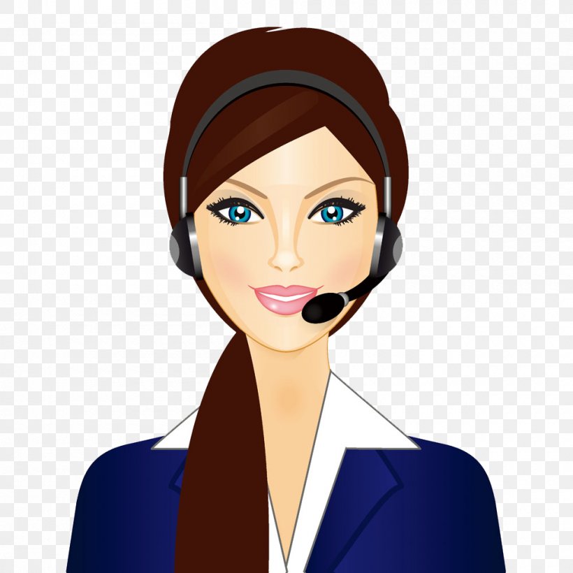 Call Centre Royalty-free Customer Service Clip Art, PNG, 1000x1000px, Watercolor, Cartoon, Flower, Frame, Heart Download Free