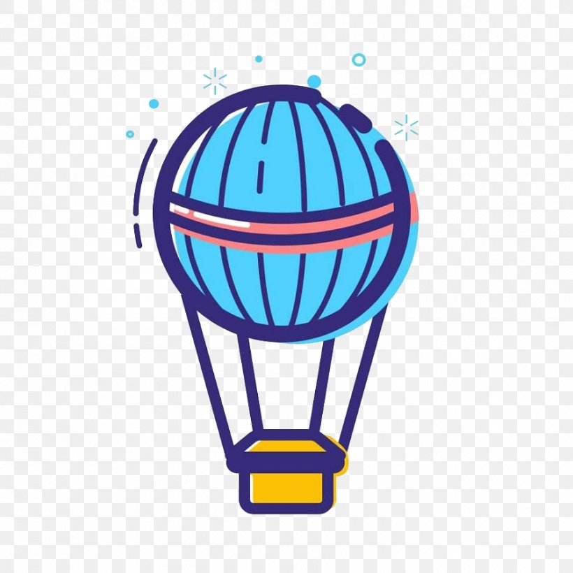 Hot Air Balloon Blue, PNG, 900x900px, Balloon, Area, Ball, Blue, Designer Download Free