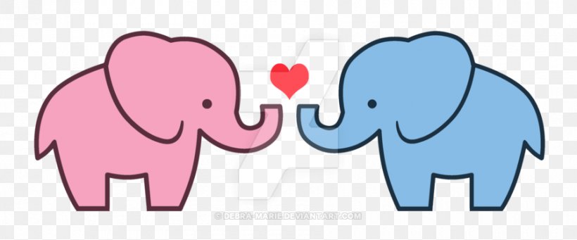 Indian Elephant African Elephant Drawing Art, PNG, 900x375px, Watercolor, Cartoon, Flower, Frame, Heart Download Free