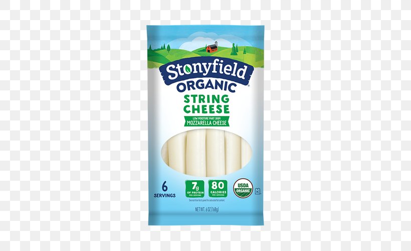 Organic Food Stonyfield Farm, Inc. String Cheese Greek Yogurt, PNG, 500x500px, Organic Food, Activia, Brand, Brown Cow, Cheddar Cheese Download Free