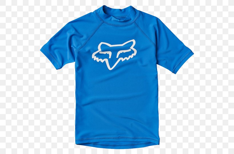 T-shirt Hoodie Fox Racing Clothing, PNG, 540x540px, Tshirt, Active Shirt, Aqua, Azure, Blue Download Free