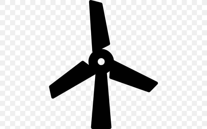 Wind Power Renewable Energy Mill Power Symbol, PNG, 512x512px, Wind Power, Black And White, Cross, Energy, Mill Download Free